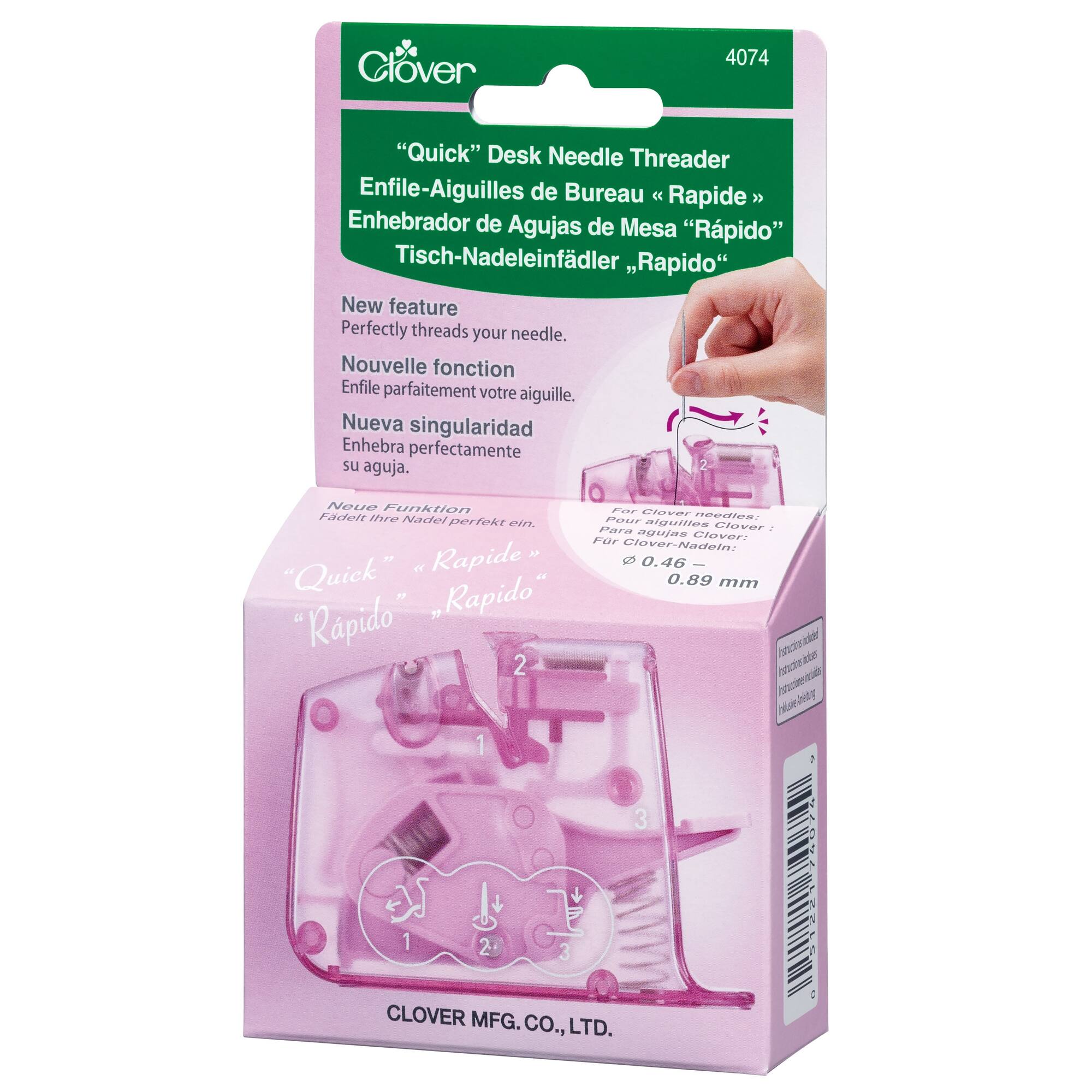 Clover Purple Quick Desk Needle Threader